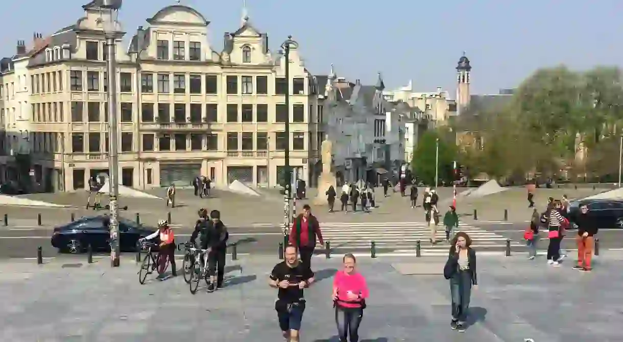 Jogging allows you to reach the must-see spots of the Belgian capital quickly and easily