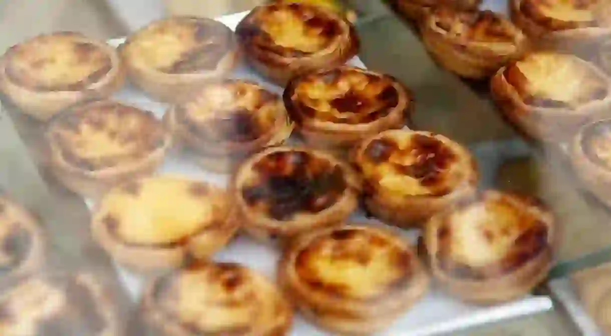 Portuguese Custard Tarts, called Pastel de Nata