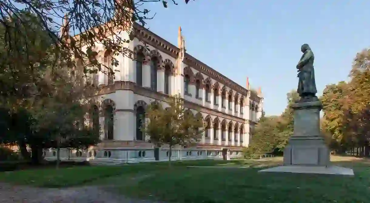 The Natural History Museum in Milan is the city’s oldest civic museum and is located in a beautiful park