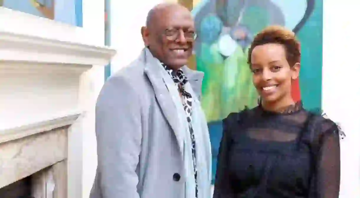 Rakeb Sile, a London-based art collector and businesswoman, opened Addis Fine Art gallery together with veteran art collector Mesai Haileleul after noticing a lack of Ethiopian representation in the international art world