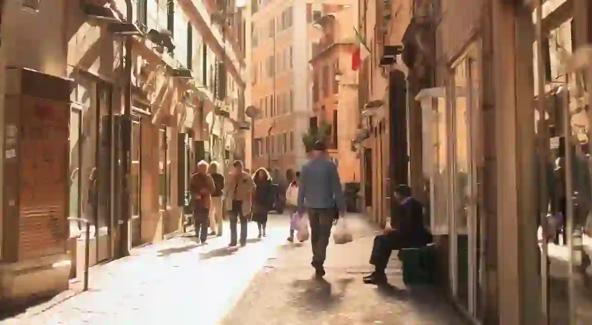 Youll discover artisanal shops full of unique souvenirs in these back streets of Rome