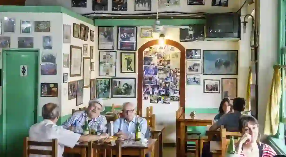 The interior of a Bar in Buenos Aires