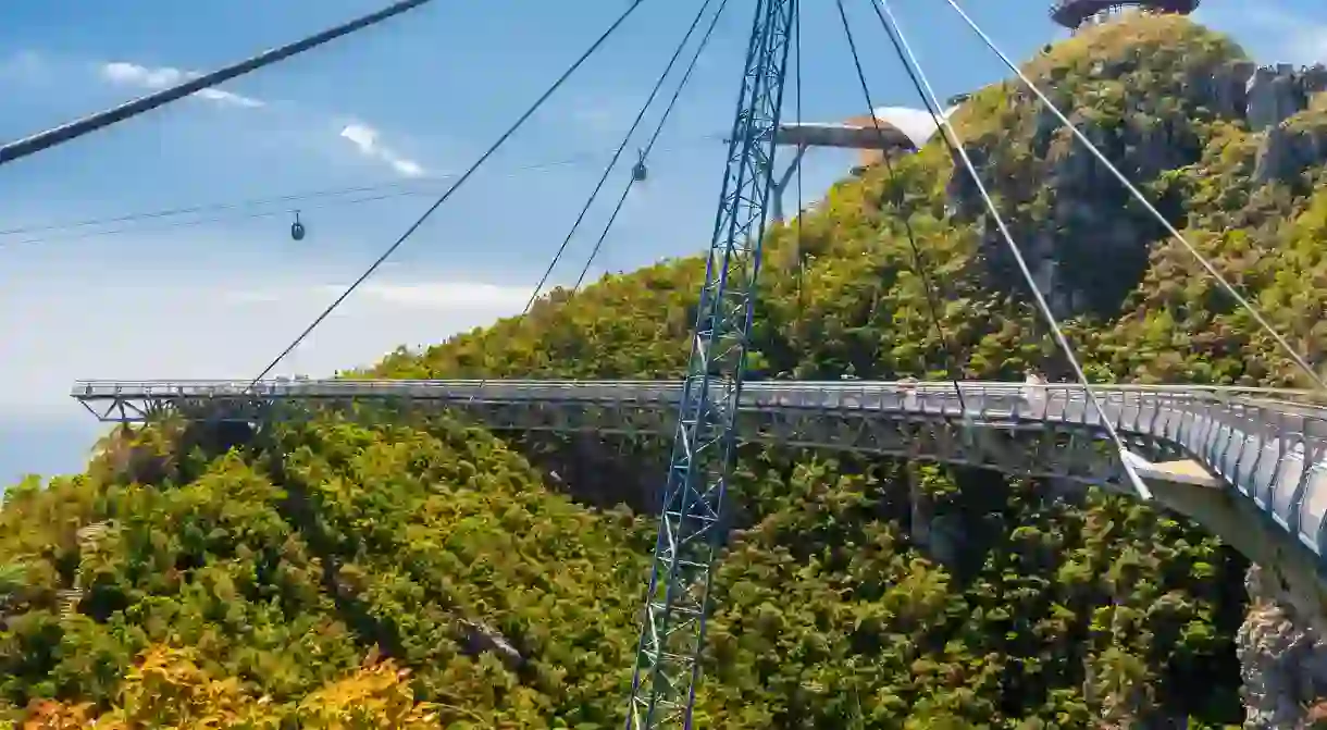 Follow the Langkawi Skybridge to get panoramic views of the valley and the 708-metre-high (2,300-foot-high) cable car