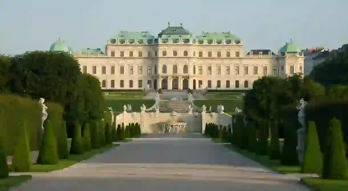 Go to Belvedere Palace for excellent views over Vienna