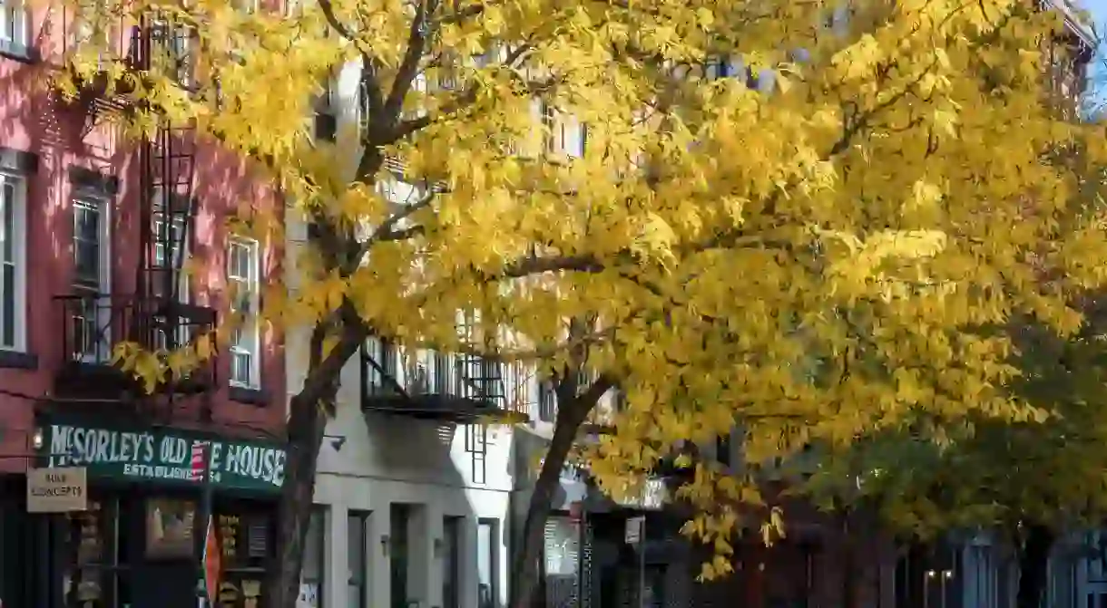 The historic McSorley’s Old Ale House is one of several places in the East Village that impacted the history of poetry