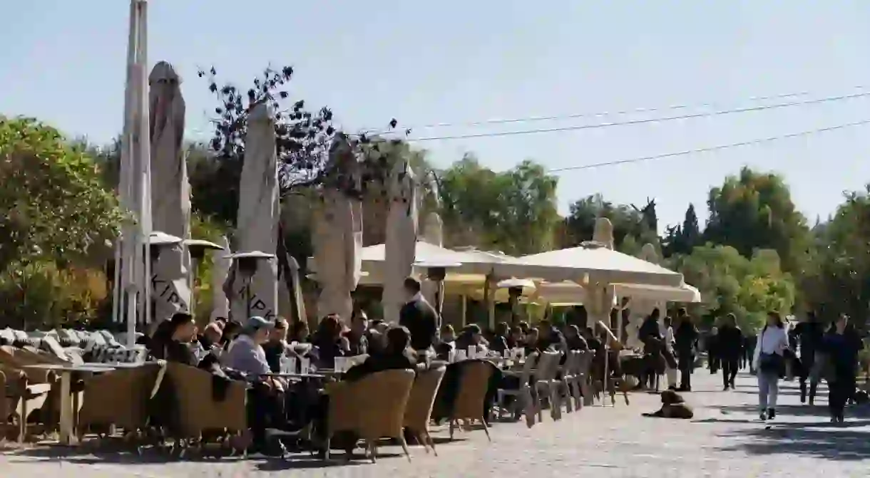 Athens has no shortage of options for an al fresco breakfast