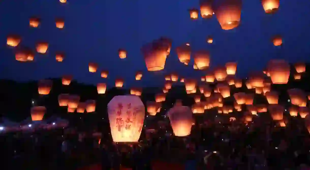 The annual Pingxi Sky Lanter