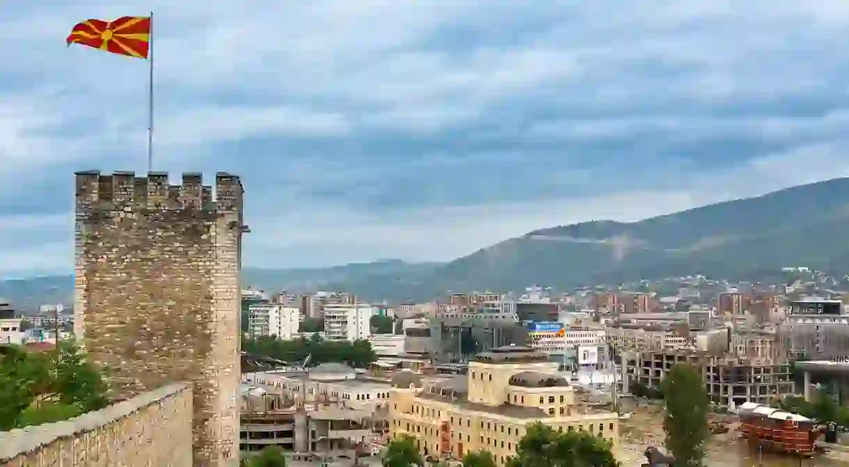 The Kale Fortress dates back from as early as the 6th century and boasts excellent views across the centre of Skopje