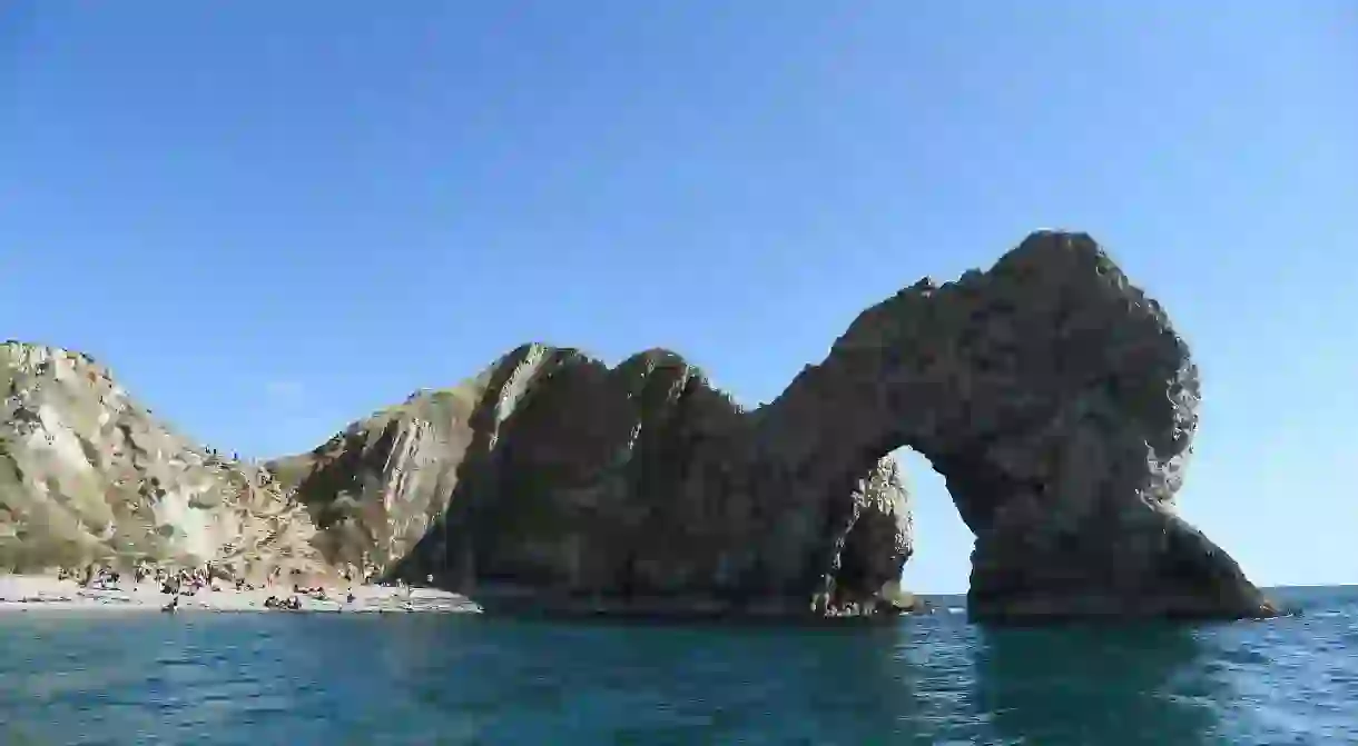 The natural rock arch of Durdle Door in Dorset is a sight to behold