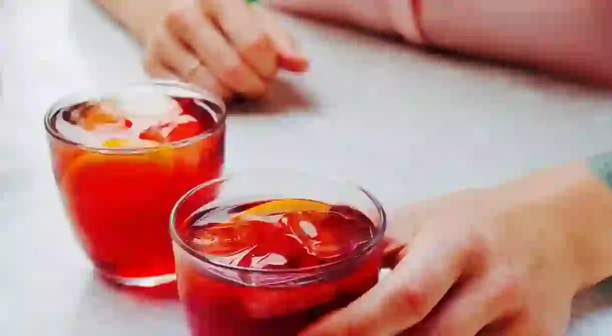 Women with Negroni