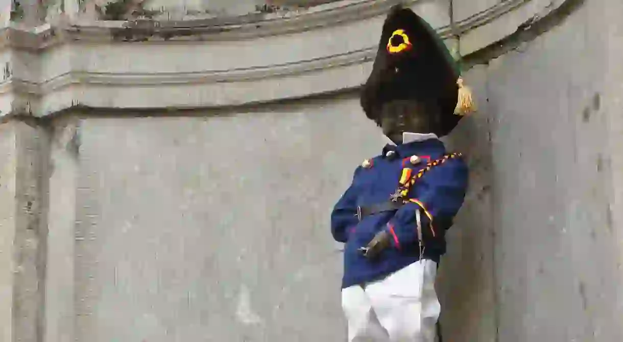 Manneken Pis is an icon of Brussels and has an official dresser to make sure he always looks his best