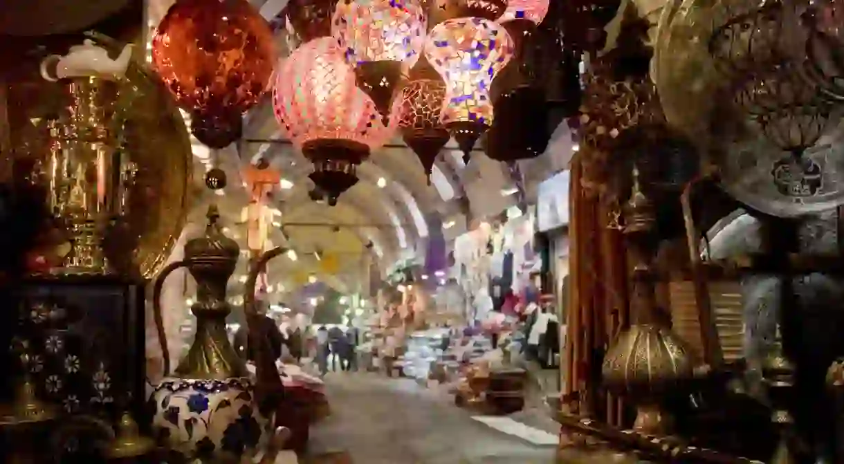 The Grand Bazaar in Istanbul dates back to the 15th century