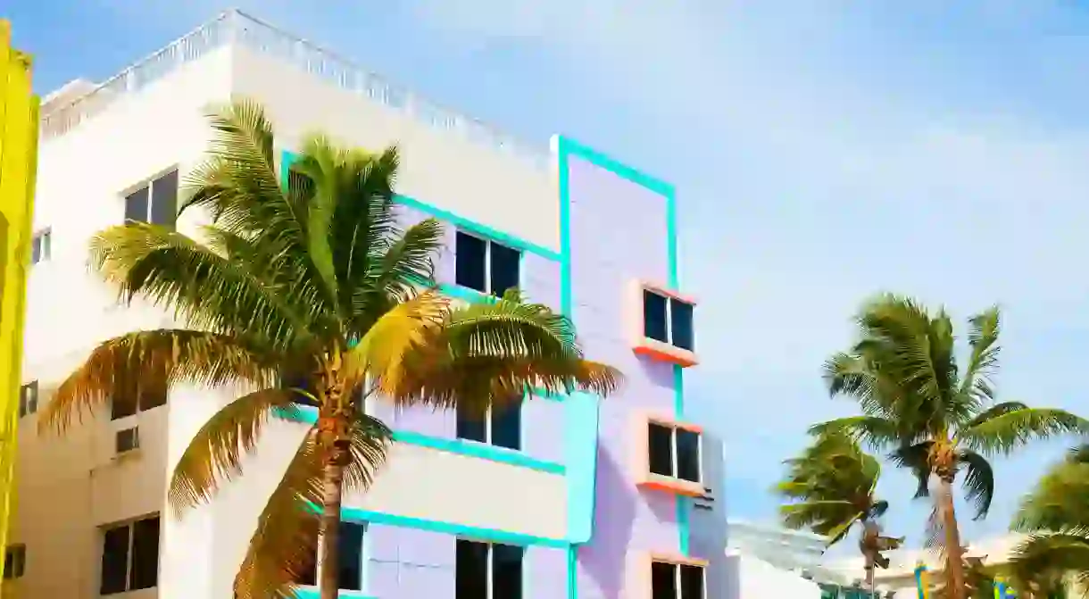 South Beach Miami is known for its cheerful architecture