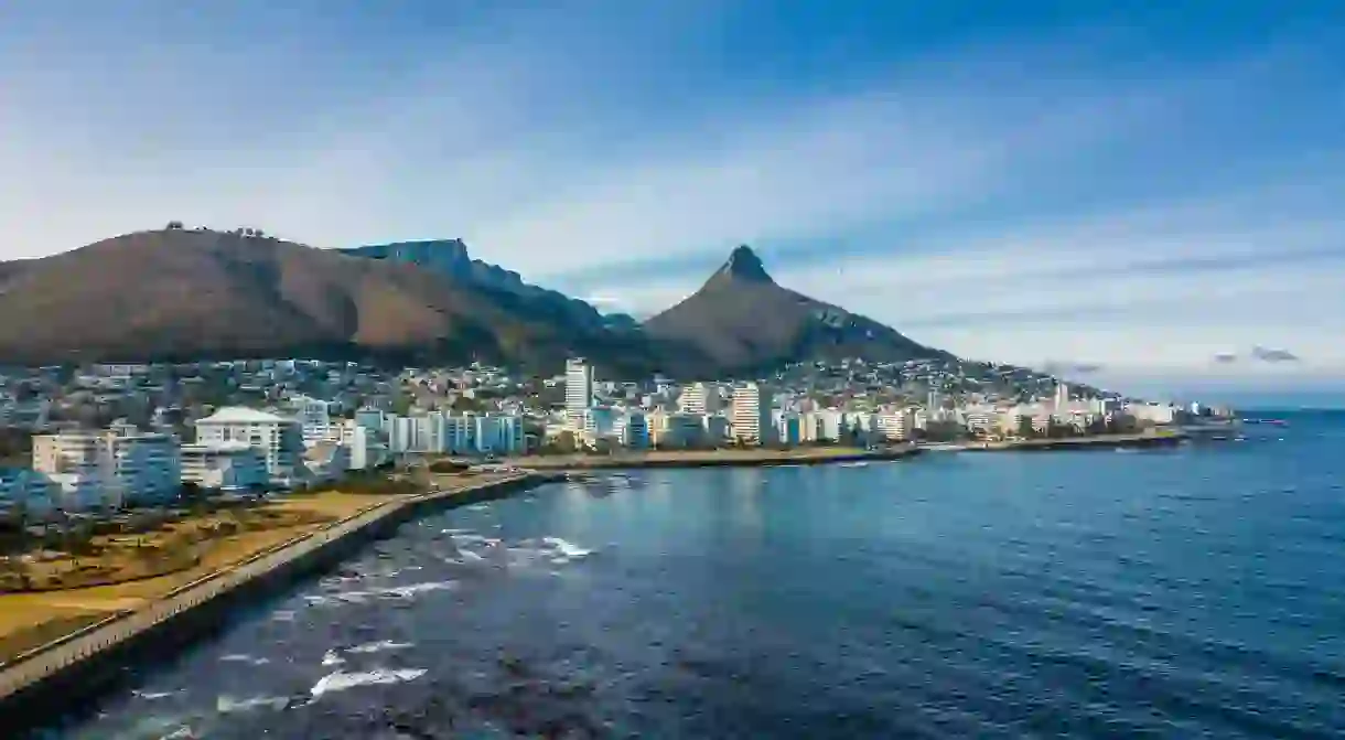 Cape Town’s famous coastline offers stunning views of Signal Hill, Lion’s Head and Table Mountain