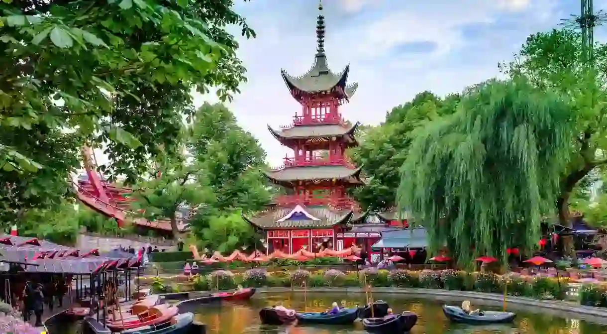 Tivoli Gardens amusement park opened its doors for the first time in 1843