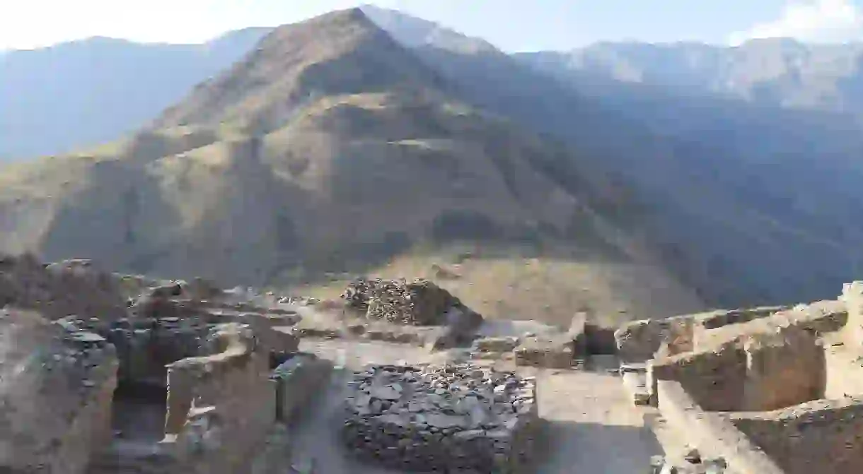 The Castle Karon archeological site is set in Tajikistans vast Gorno-Badakhshan Autonomous Oblast (GBAO)