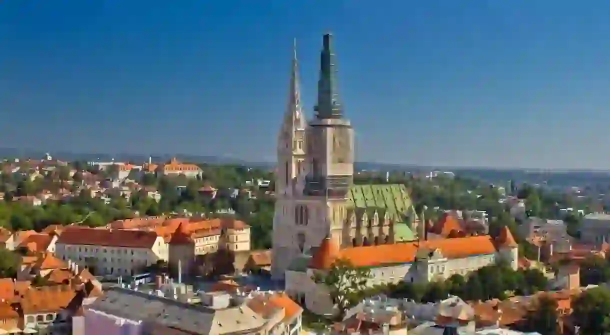 Enjoy the views from Zagreb cathedral