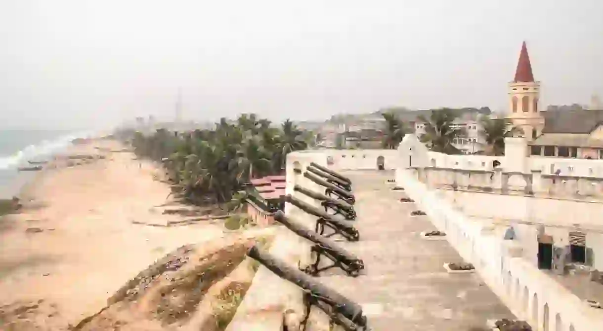 The Cape Coast Castle in Ghana