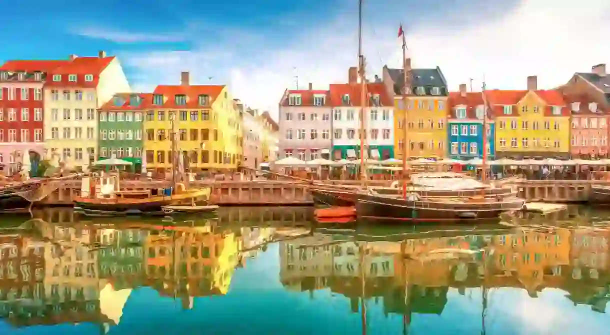 The colourful buildings of Nyhavn are a popular tourist attraction in Copenhagen