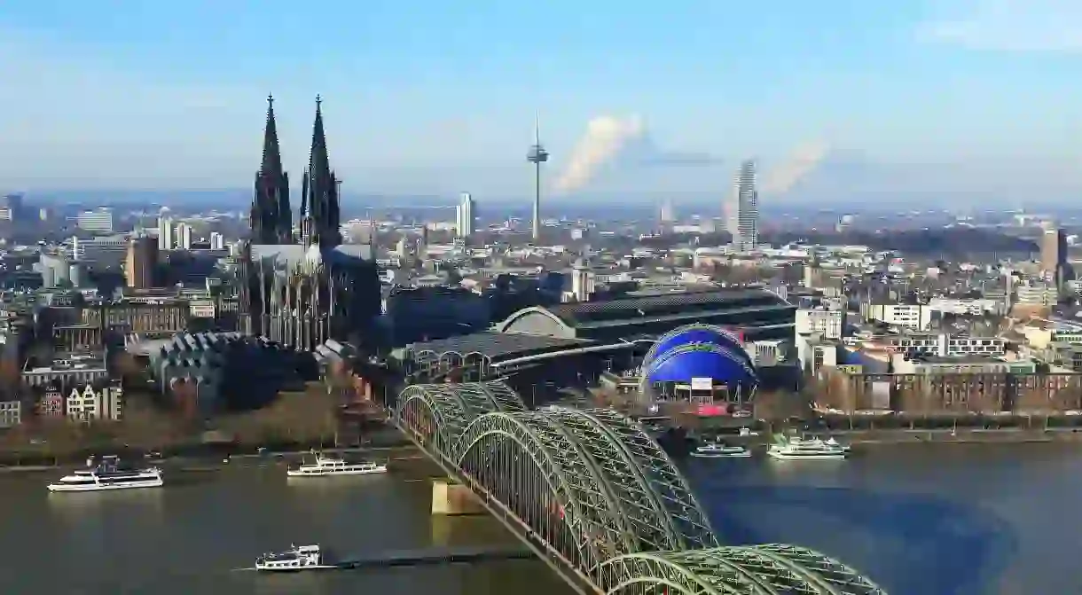 Cologne is full of fascinating architecture, including the beautiful Hohenzollern Bridge and Cologne Cathedral