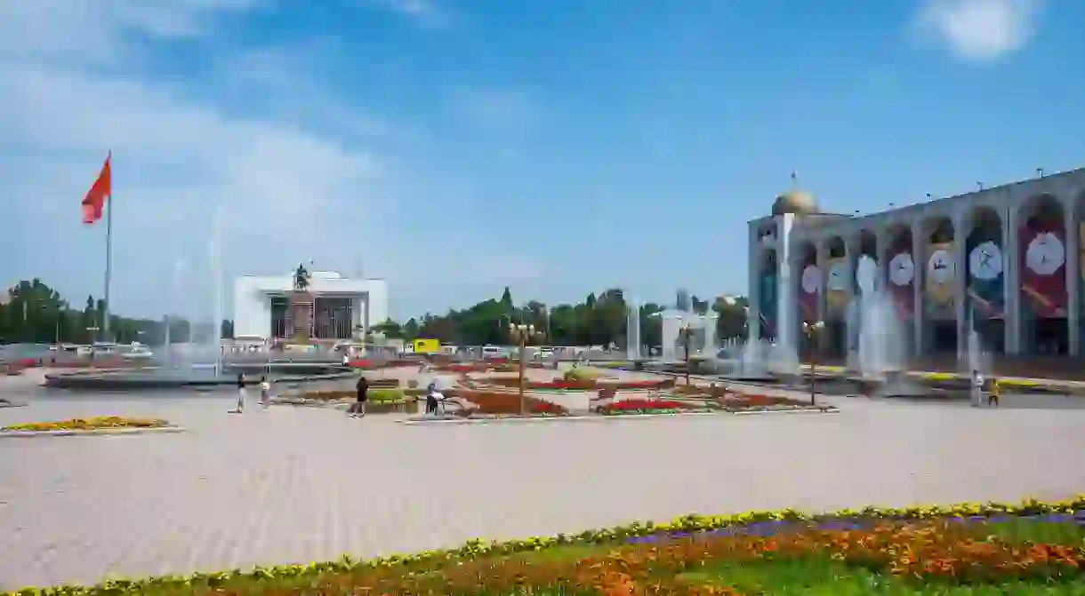 Ala-Too Square is the central square in Bishkek