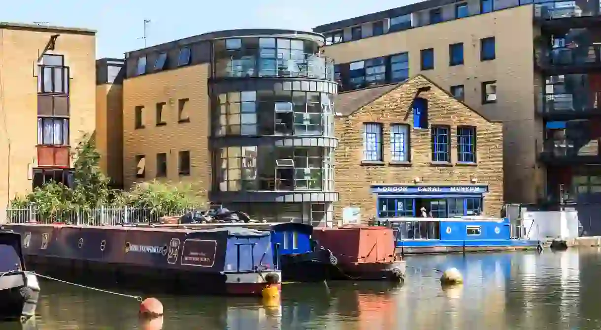 Regents Canal is a great place for a stroll near Kings Cross