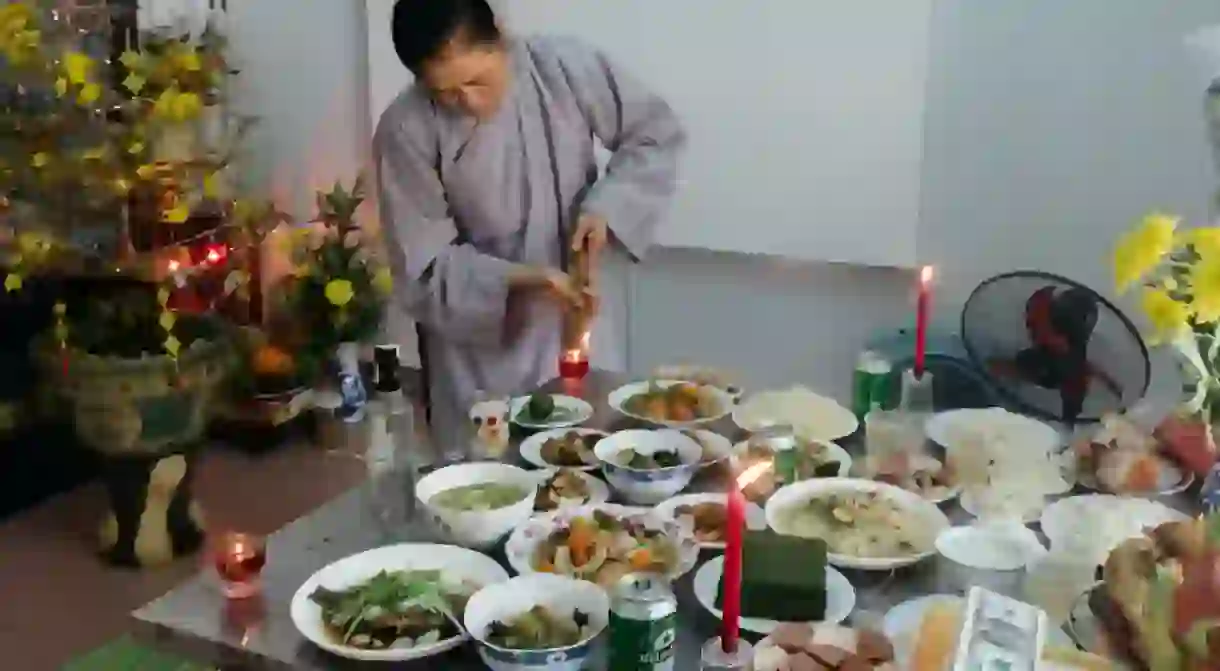 The Vietnamese Phan family prepare for the Lunar New Year