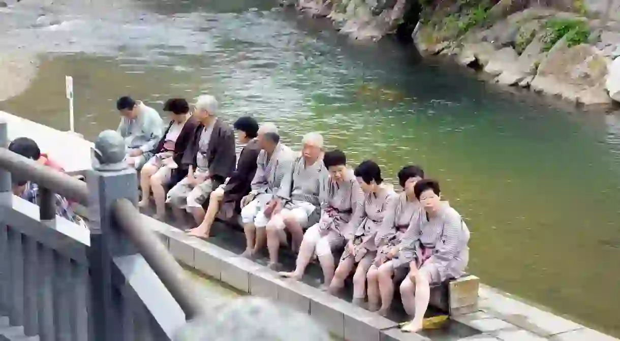 Arima Onsen’s waters are known for their healing properties