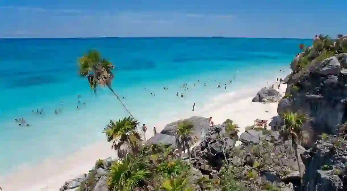 A beach in Tulum