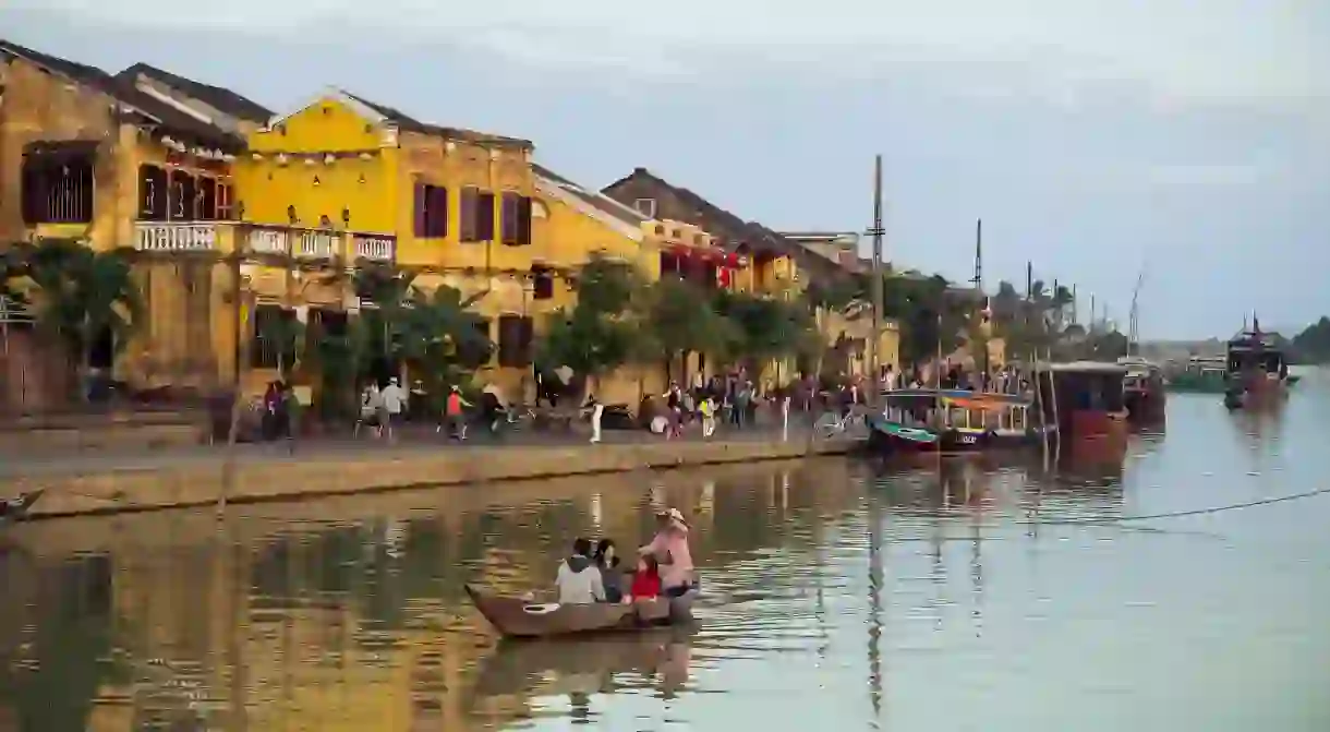 One of the best ways to experience Hoi An is along the river