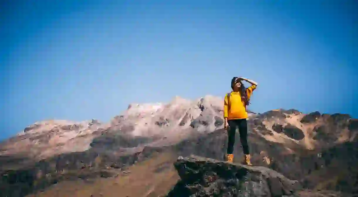 Trek around Paso de Cortés National Park for beautiful views of the Iztaccíhuatl volcano