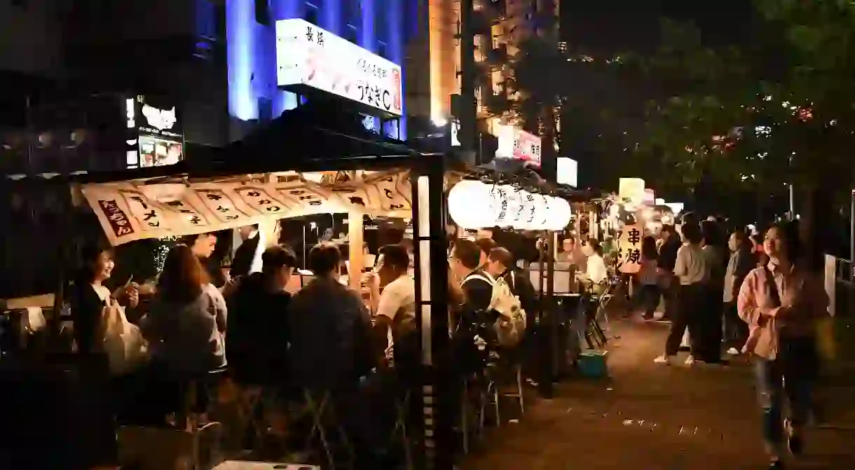 Bars in Fukuoka, Japan.