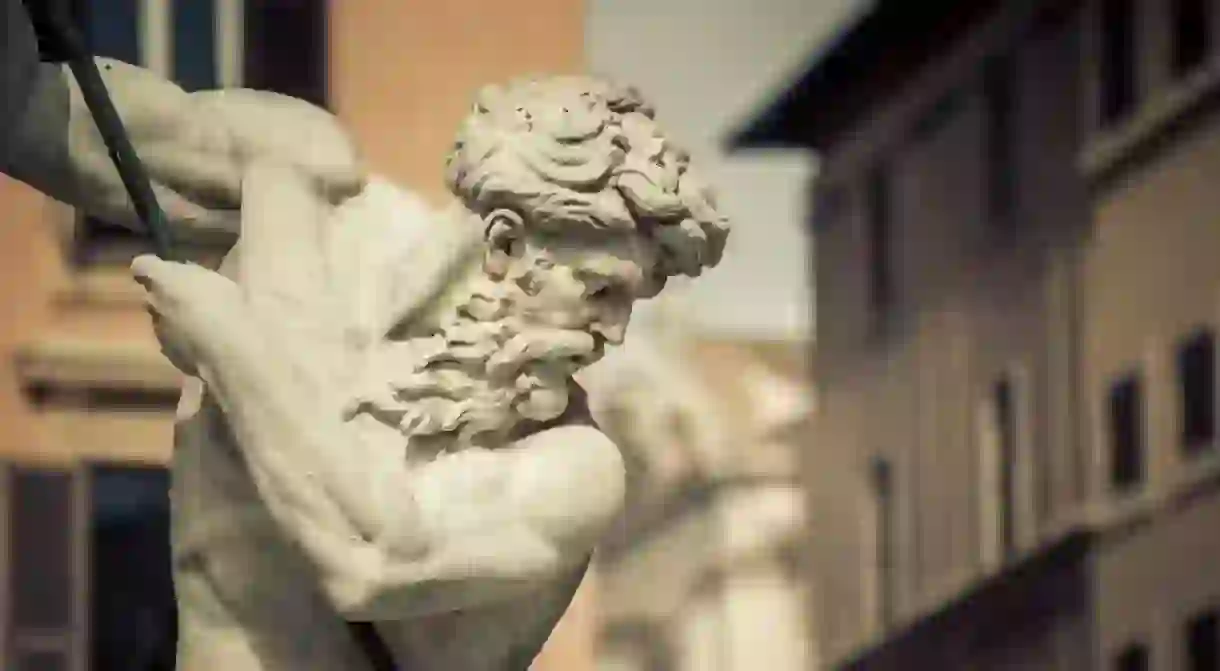 Rome is renowned for its many works of art, such as this statue of Neptune at Piazza Navona