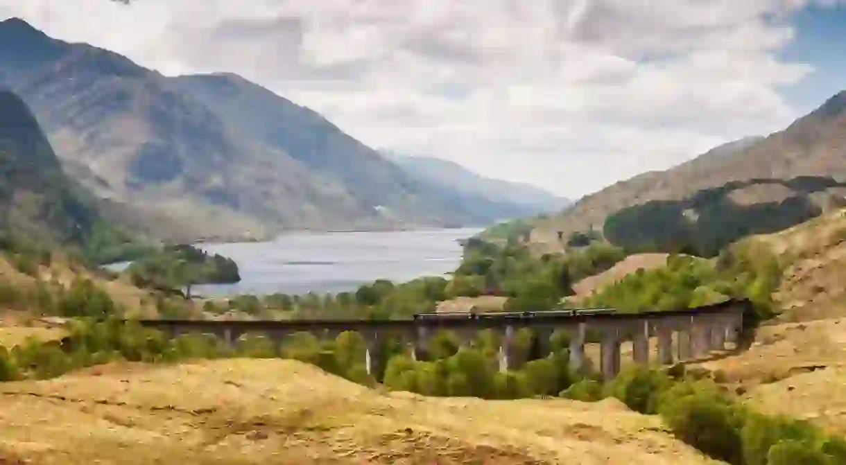 Let the train take the strain: the Glenfinnan Viaduct, on the West Highland Railway Line