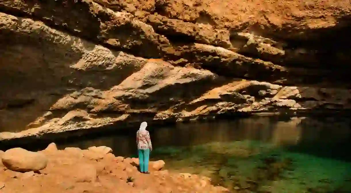 Muscat has some stunning open spaces to explore, including the Bimmah Sinkhole