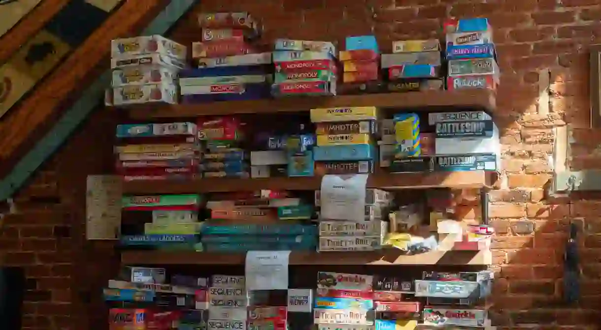 Many cafés and bars in Berlin now offer a selection of board games