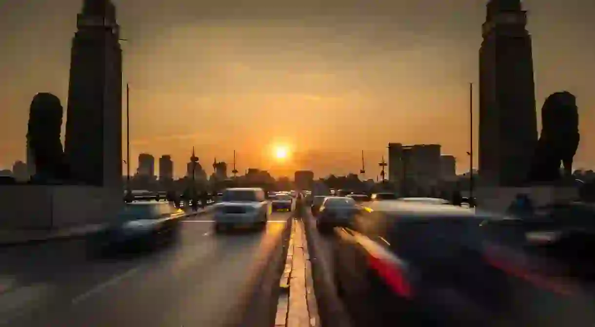 The 6th October Bridge, Cairo, Egypt