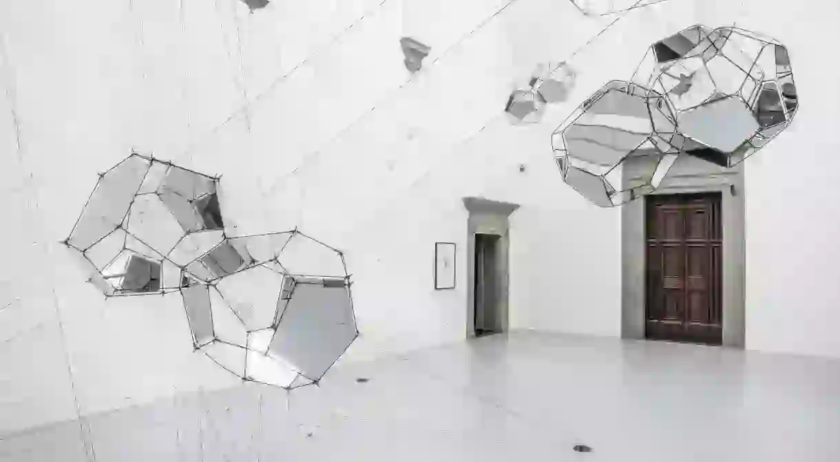 Connectome (2020), by Argentinian artist Tomás Saraceno; courtesy of the artist