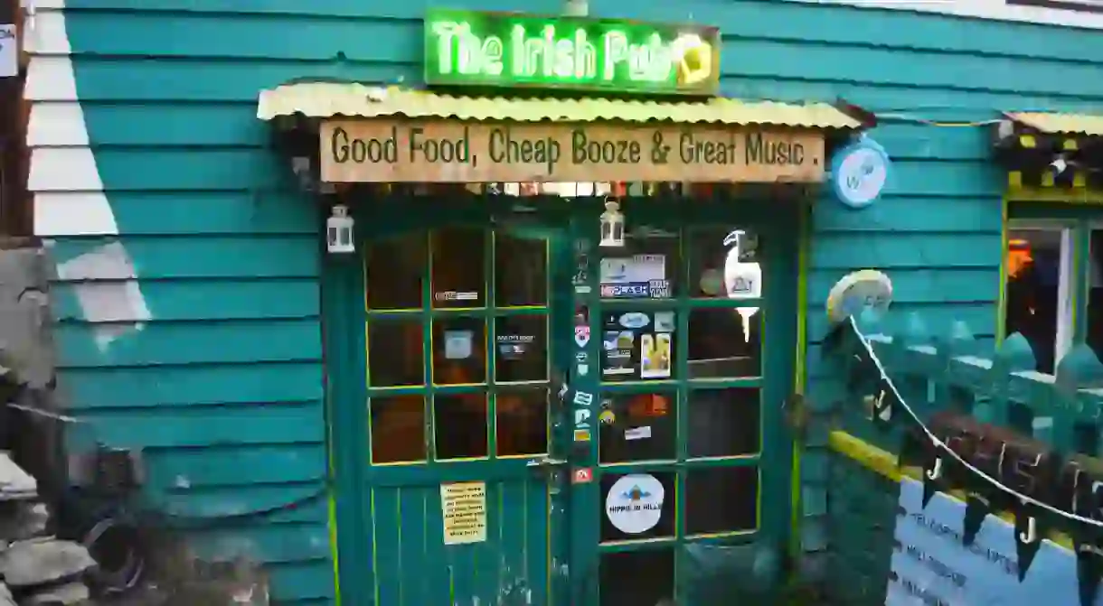 The Irish Pub is the last booze stop for hikers summiting Everest