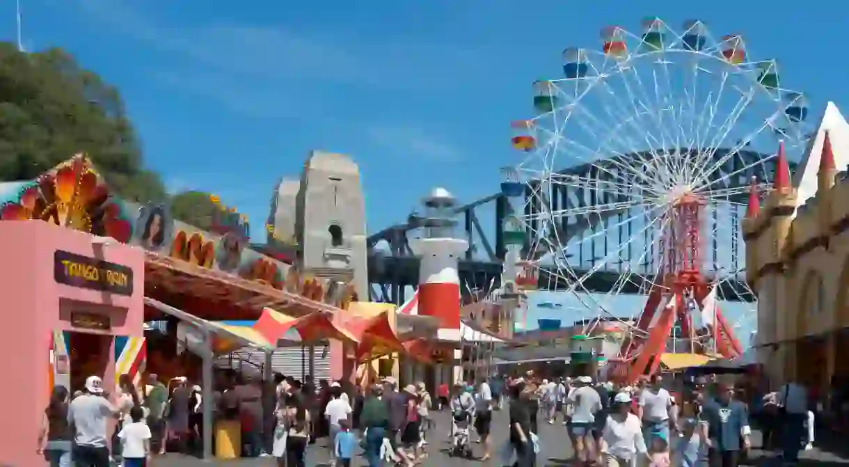 Enjoy Sydneys favourite amusement park, Luna Park, with a full-day admission ticket