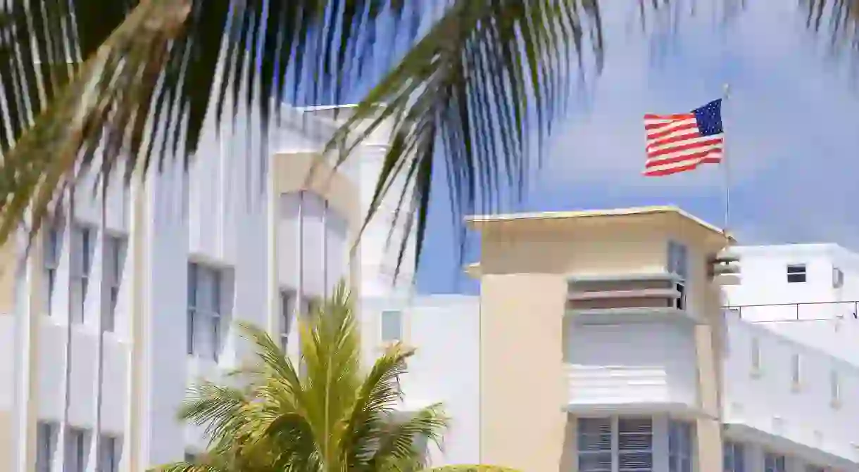 The Art deco buidlings in South Beach, Miami are one of the highlights of the USAs south coast