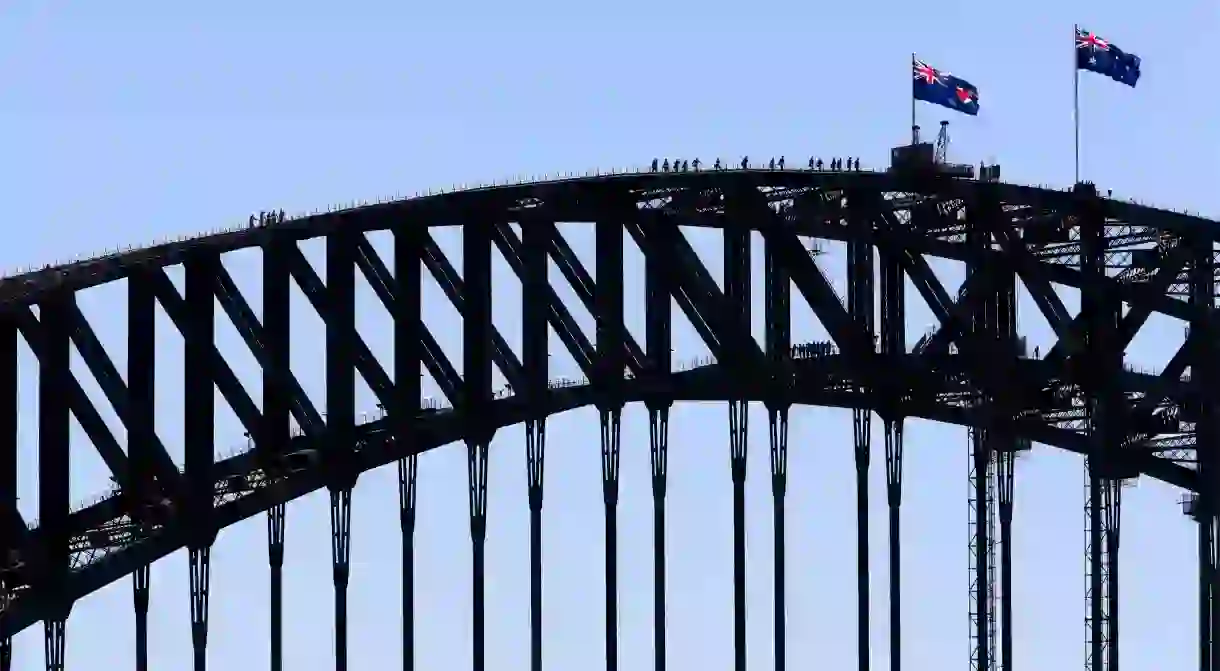 Take in the unbeatable views of Sydney from the top of the harbour bridge