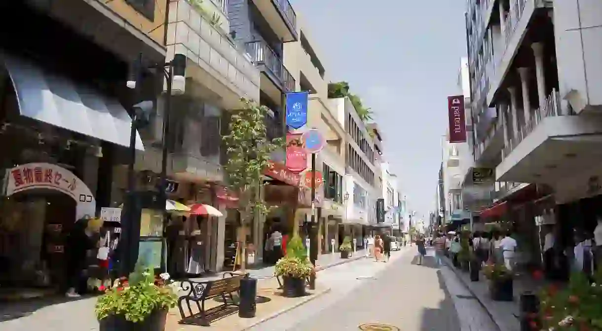 Motomachi shopping district, Yokohama City, Japan.