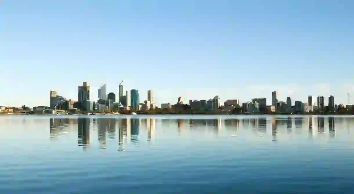 Perth’s skyline from Swan River