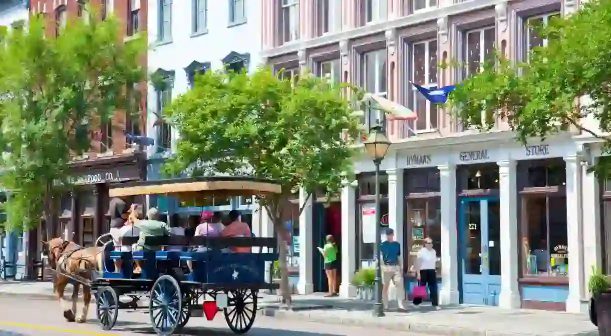 Horse Carriage tour in old Charleston, South Carolina