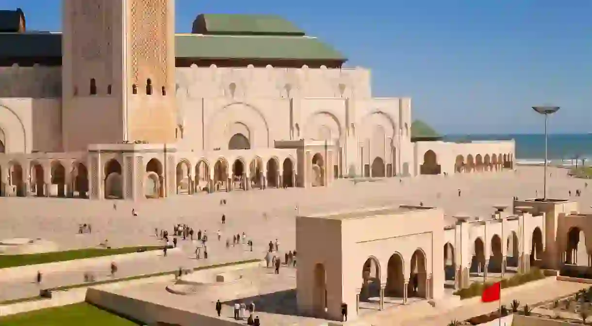 Casablanca is full of unique attractions, like Hassan II Mosque, the third largest mosque in the world