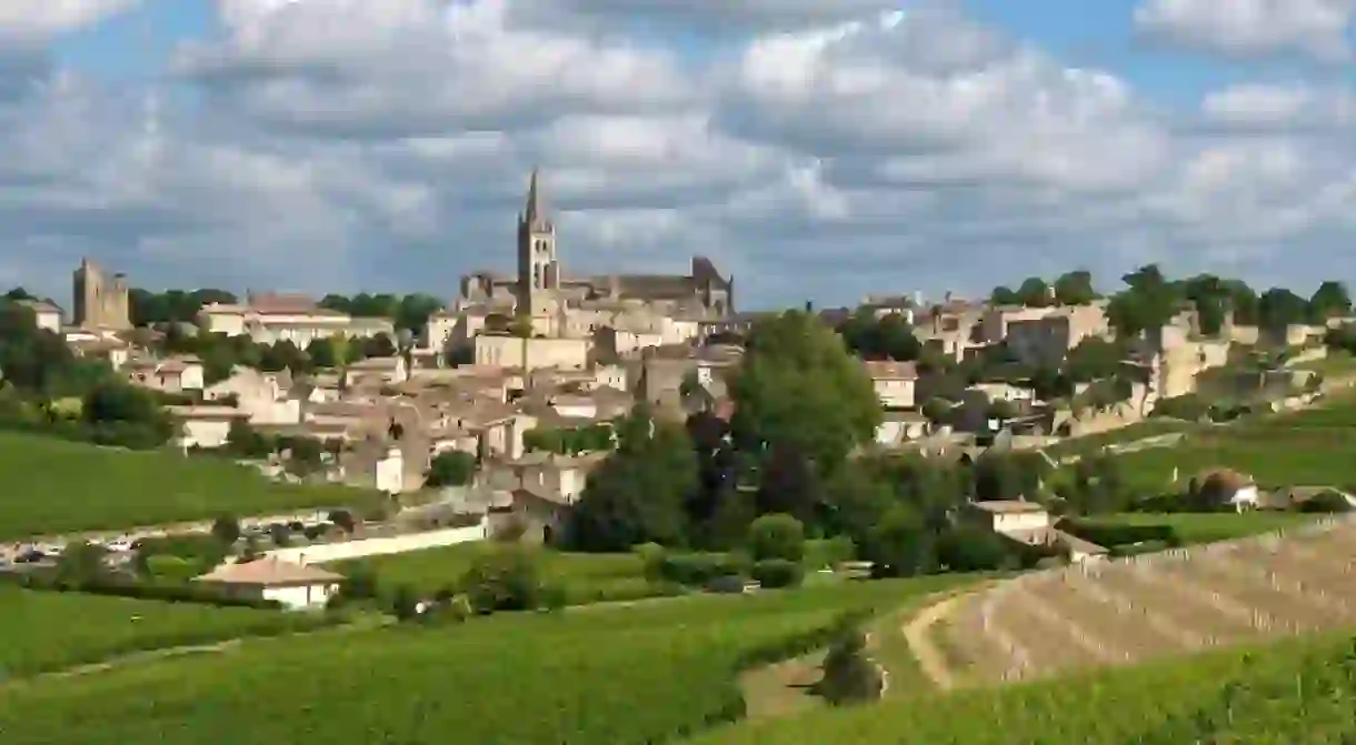 Village and vineyard of Saint Emilion