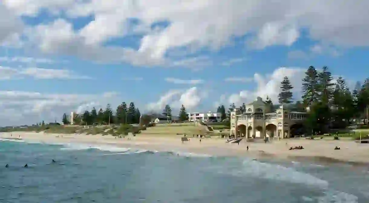 Take a dip in the Indian Ocean at Cottesloe Beach in Perth