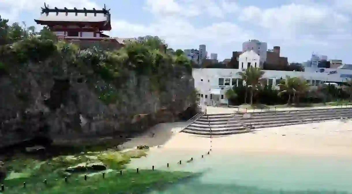 Naminoue Shrine and Naminoue Beach in Naha