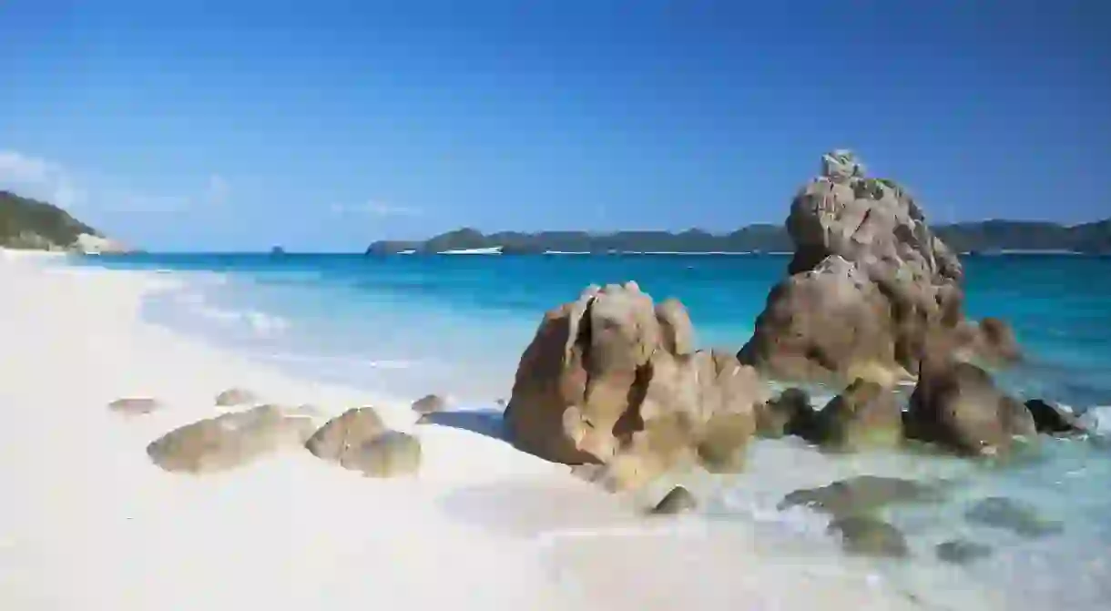 Okinawa is home to a number of breathtaking locations such as Nishibama Beach in the Kerama Islands